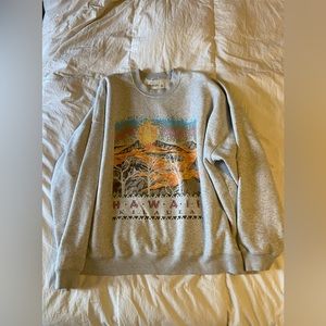 Abercrombie Oversized Hawaii Sweatshirt Crewneck